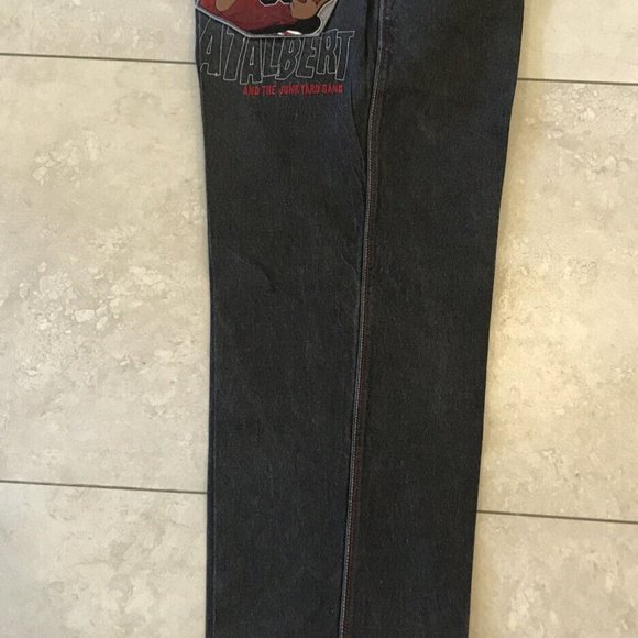 Platinum Fubu Men's Jeans Size W32 / L34 FAT ALBERT And The Junkyard Gang - Picture 14 of 14